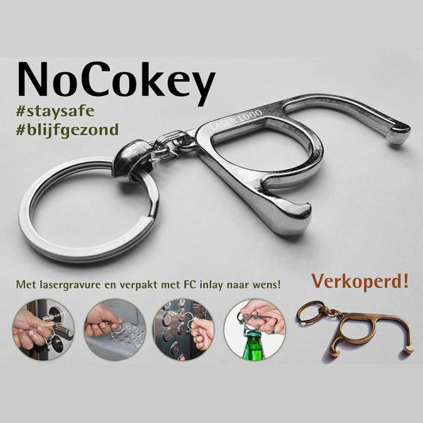 Sleutelhanger NoCokey met flesopener