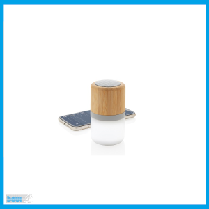 Draadloze bamboe speaker met sfeerlicht