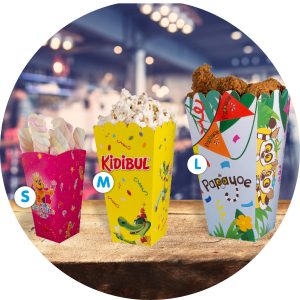 Kartonnen Popcornbekers bedrukken