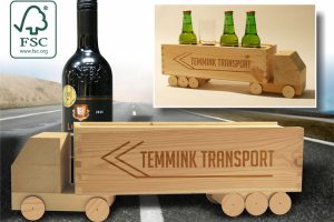 Luxe houten wijn/biertruck