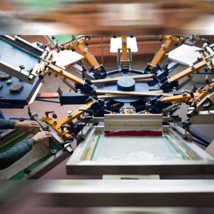 Ambachtelijke textieldrukkerij