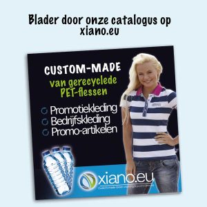 Promotextiel van gerecyclede PET-flessen