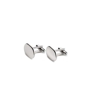 Manchetknopen ovaal (925 zilver)