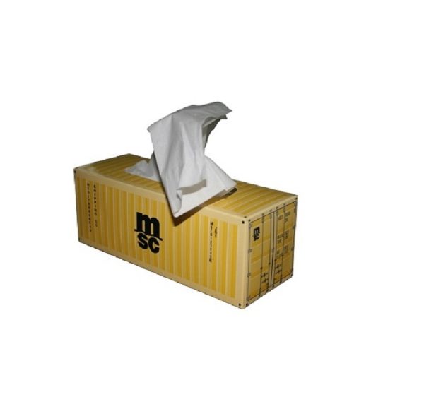 Custom made tissue containerdoos