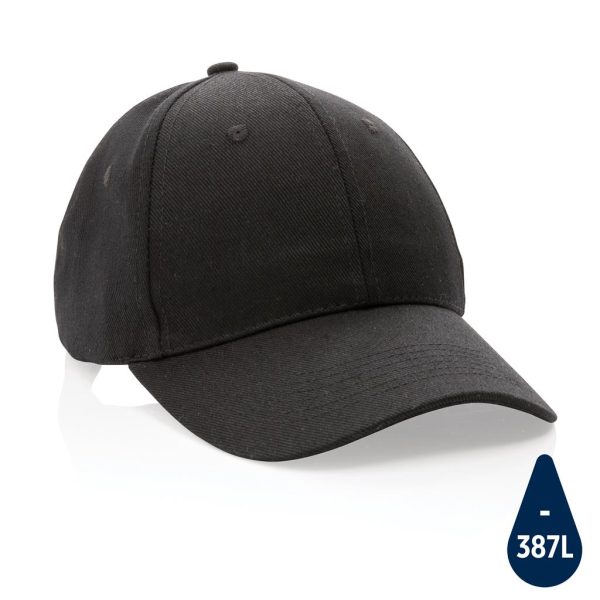 Impact 6 panel 280gr gerecycled katoenen cap, AWARE™ tracer
