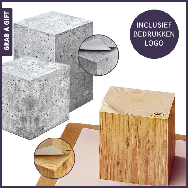 Notitieblok 'Design Editie' met logo bedrukken