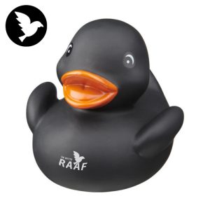 Badeend met logo bedrukken - De Witte Raaf Ermelo