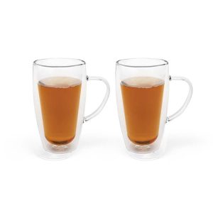 Dubbelwandig glas Koffie/Thee, 295 ml, 2 stuks