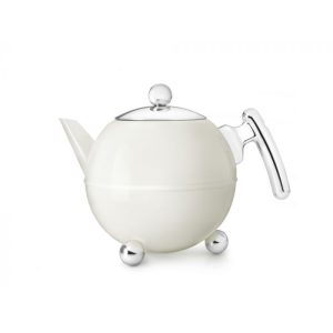 Theepot Duet® Bella Ronde 1,2L, roomwit