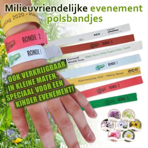 Milieuvriendelijke polsbandjes met zaden