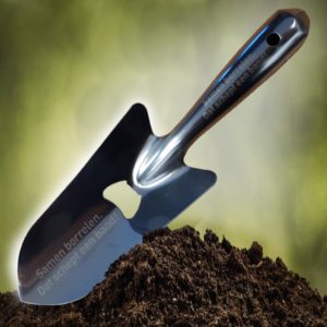 Tuinschep flesopener met bedrukking