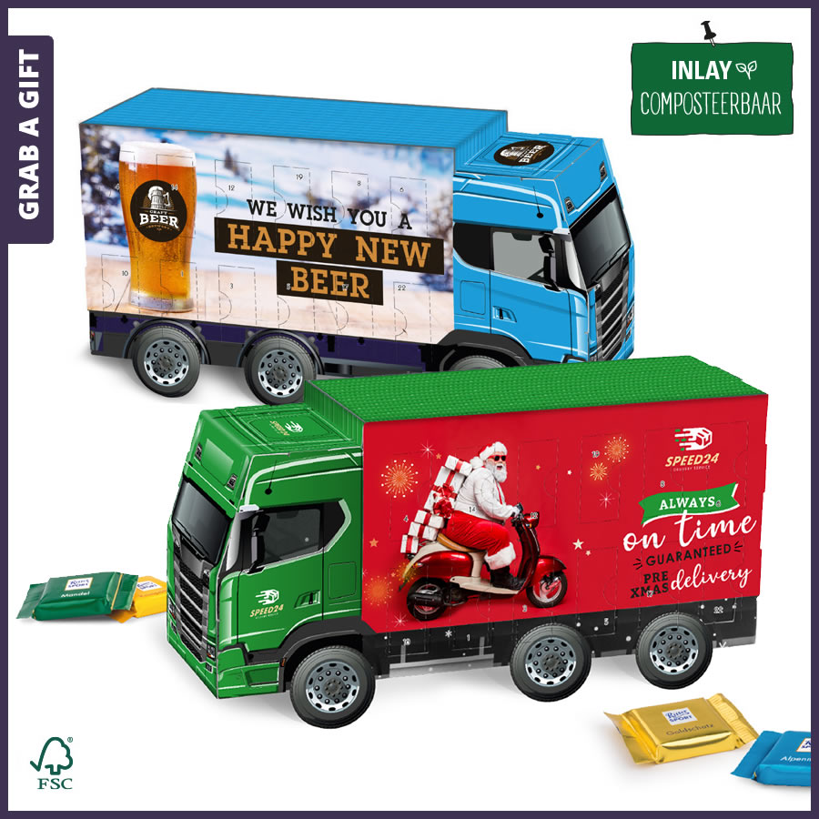 Grab-a-Gift-Adventskalender-in-de-vorm-van-een-vrachtwagen-in-kleur-bedrukken