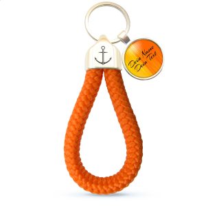 Sleutelhanger ZUIVER Orange - met eigen logo en/of tekst