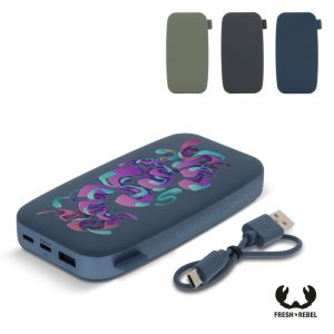Fresh 'n Rebel Powerbank met Full Colour bedrukking