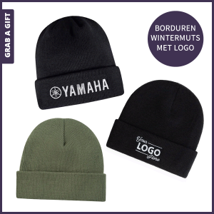 Grab a Gift - Wintermutsen in 17 Kleuren Met Jouw Logo Geborduurd!