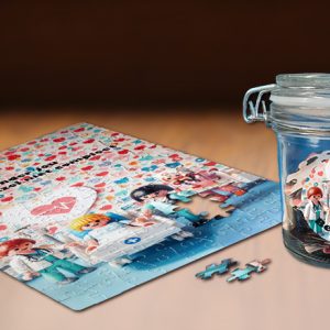 Puzzel in weckpot