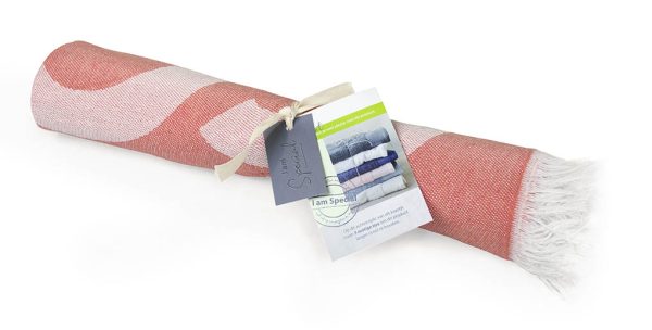 Hamamdoek Badstof online lint + kaartje