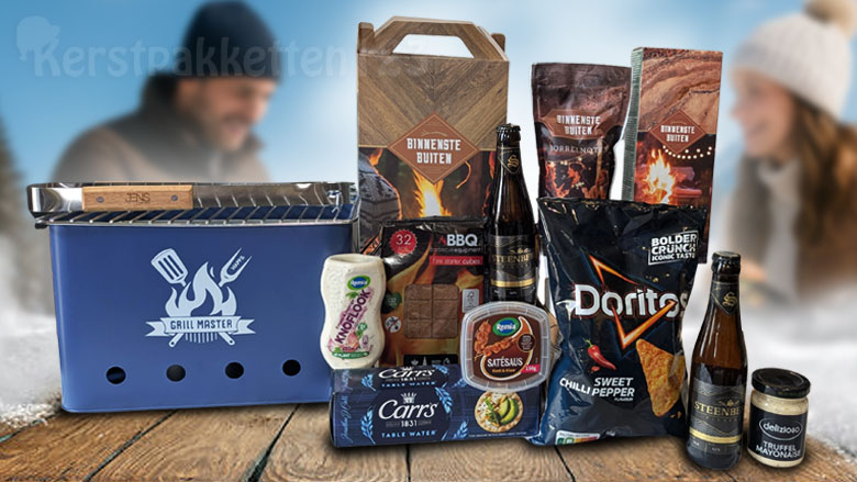 Kerstpakket Happz Happy Blue Barbecue